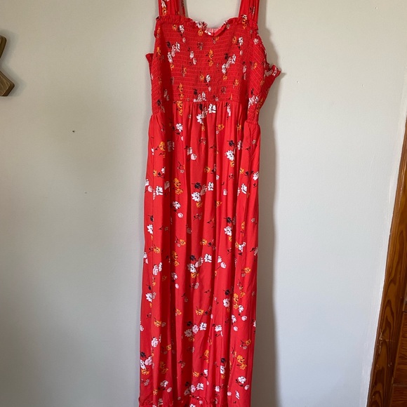 Isabel Maternity Floral Long Dress Size M - Picture 2 of 4